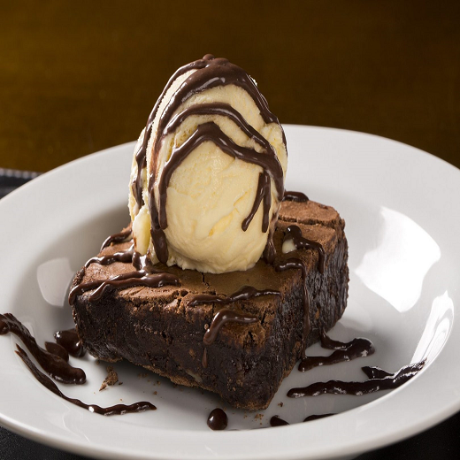 BROWNIE C/ SORVETE DE CREME